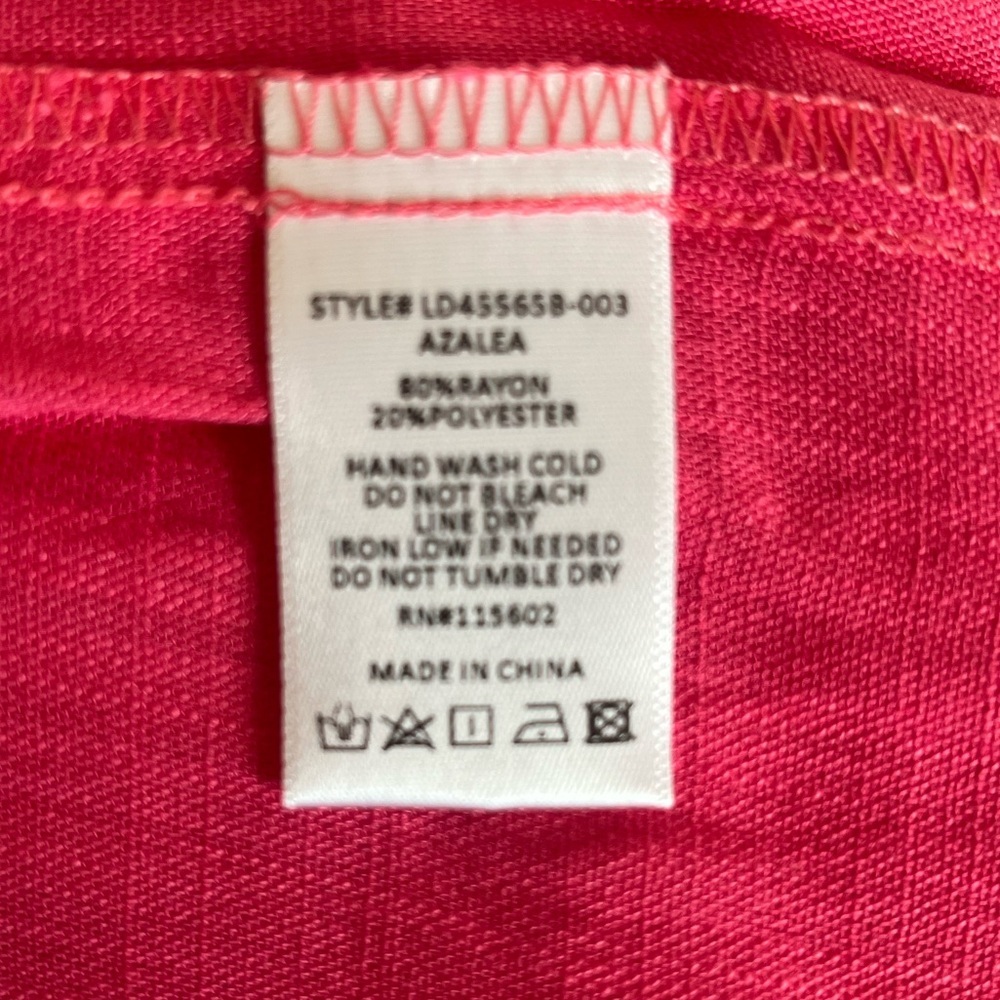 NWT Lush “Azalea” Pink Flutter Sleeve Tiered Summer Dress Women’s XS - Picture 8 of 15